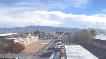 Weather camera view of Pahrump Valley HS.
