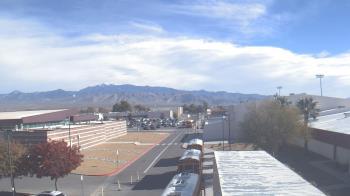 Weather camera view of Pahrump Valley HS.