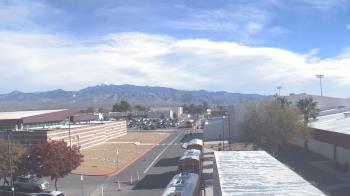 Weather camera view of Pahrump Valley HS.