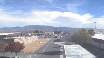 Weather camera view of Pahrump Valley HS.