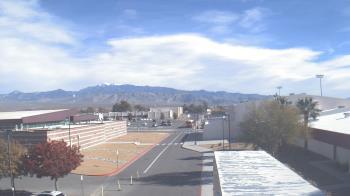 Weather camera view of Pahrump Valley HS.