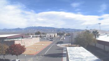 Weather camera view of Pahrump Valley HS.