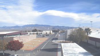 Weather camera view of Pahrump Valley HS.