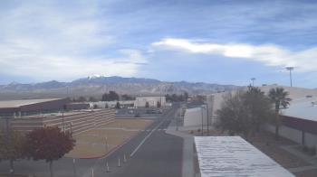 Weather camera view of Pahrump Valley HS.