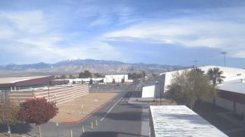 Weather camera view of Pahrump Valley HS.