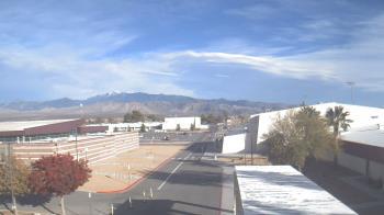 Weather camera view of Pahrump Valley HS.