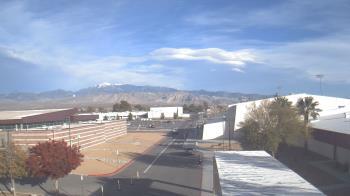 Weather camera view of Pahrump Valley HS.