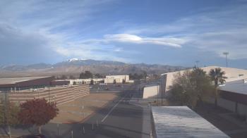 Weather camera view of Pahrump Valley HS.