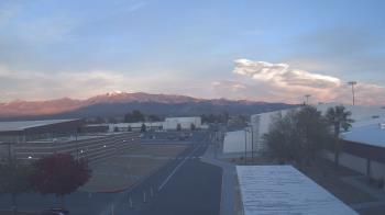 Weather camera view of Pahrump Valley HS.