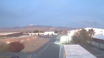 Weather camera view of Pahrump Valley HS.