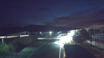 Weather camera view of Pahrump Valley HS.