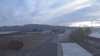 Weather camera view of Pahrump Valley HS.