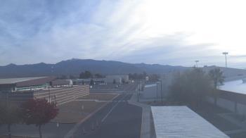 Weather camera view of Pahrump Valley HS.