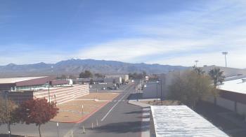 Weather camera view of Pahrump Valley HS.