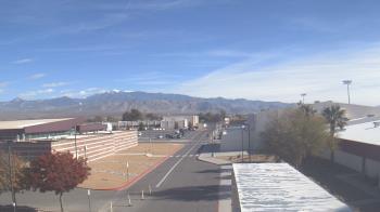 Weather camera view of Pahrump Valley HS.