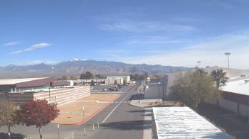 Weather camera view of Pahrump Valley HS.