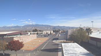 Weather camera view of Pahrump Valley HS.