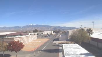 Weather camera view of Pahrump Valley HS.