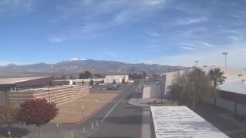 Weather camera view of Pahrump Valley HS.