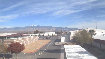 Weather camera view of Pahrump Valley HS.