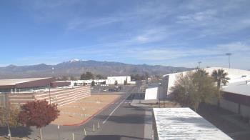 Weather camera view of Pahrump Valley HS.
