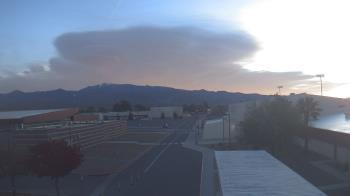 Weather camera view of Pahrump Valley HS.