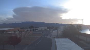 Weather camera view of Pahrump Valley HS.
