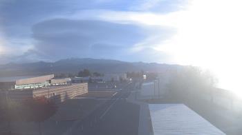 Weather camera view of Pahrump Valley HS.