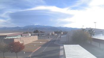 Weather camera view of Pahrump Valley HS.