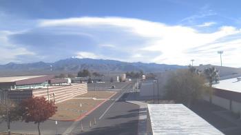 Weather camera view of Pahrump Valley HS.