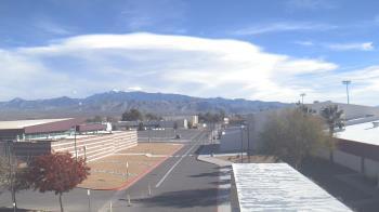 Weather camera view of Pahrump Valley HS.