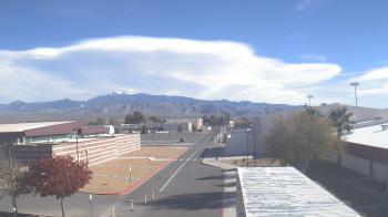 Weather camera view of Pahrump Valley HS.