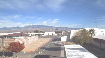 Weather camera view of Pahrump Valley HS.