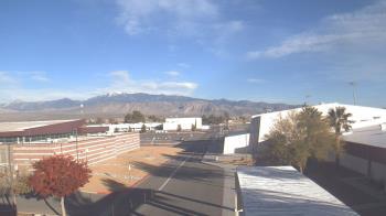 Weather camera view of Pahrump Valley HS.