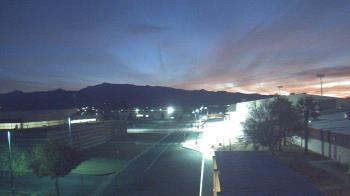 Weather camera view of Pahrump Valley HS.