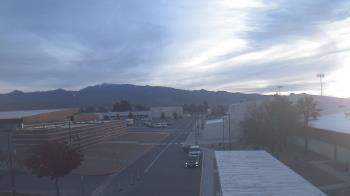 Weather camera view of Pahrump Valley HS.