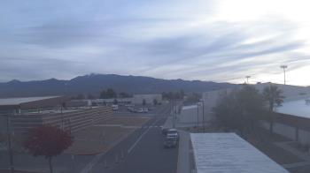 Weather camera view of Pahrump Valley HS.