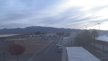 Weather camera view of Pahrump Valley HS.