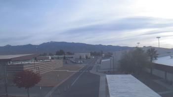 Weather camera view of Pahrump Valley HS.