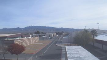 Weather camera view of Pahrump Valley HS.