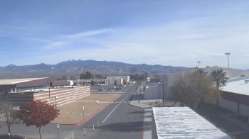 Weather camera view of Pahrump Valley HS.