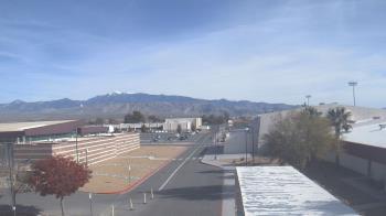 Weather camera view of Pahrump Valley HS.