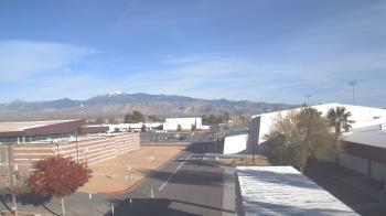 Weather camera view of Pahrump Valley HS.