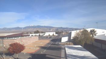 Weather camera view of Pahrump Valley HS.