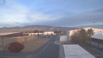 Weather camera view of Pahrump Valley HS.