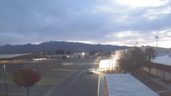 Weather camera view of Pahrump Valley HS.