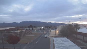Weather camera view of Pahrump Valley HS.