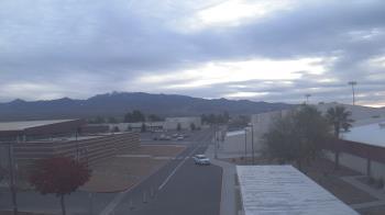Weather camera view of Pahrump Valley HS.