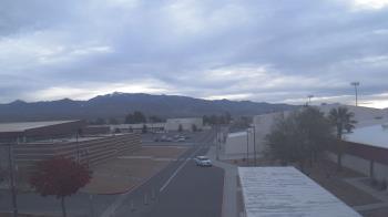 Weather camera view of Pahrump Valley HS.