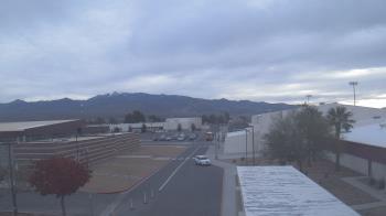 Weather camera view of Pahrump Valley HS.